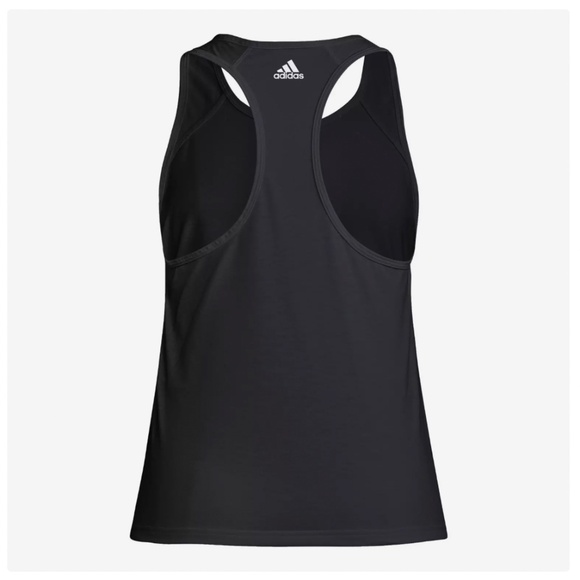 Adidas Womens Essentials Linear Loose Tank Top Black/White Size S NEW WITH TAGS - Picture 10 of 10